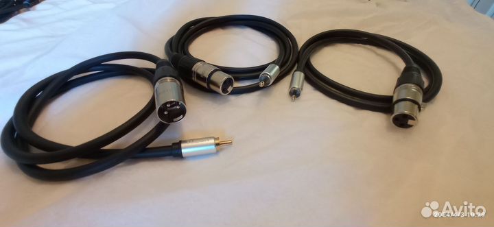 Микрофонные и аудио кабели все вместе