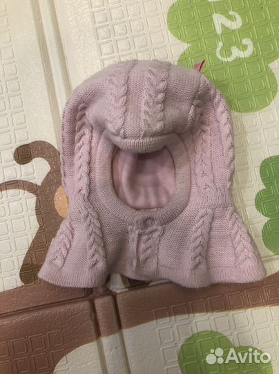 Шапка шлем для девочки