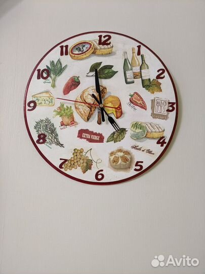 Часы настенные декупаж