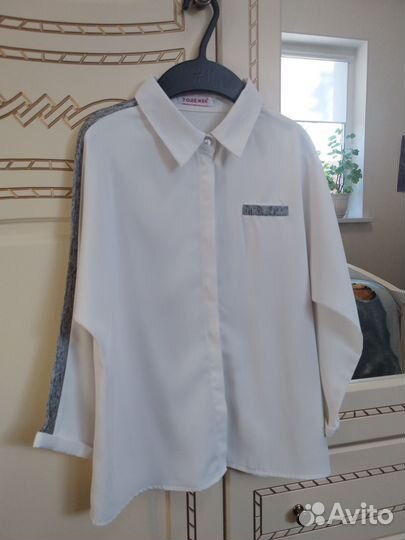 Рубашка школьная