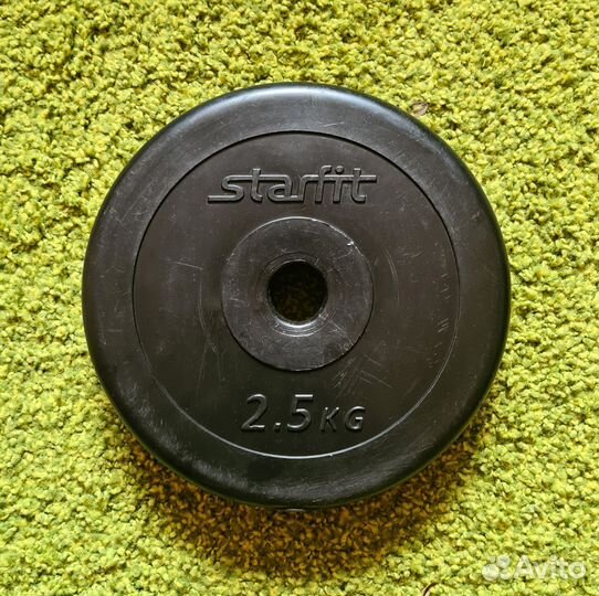 Спортивные блины / диски пластиковые 26 мм