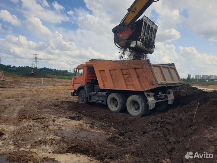 Песок, щебень, отсев, Земля, щпс, Земля сеянная