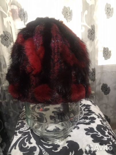 Шапка шерсть, норка