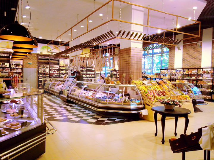 Здания, торговые площади