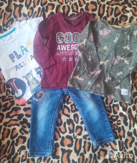 Пакет вещей на мальчика 80 86 размер