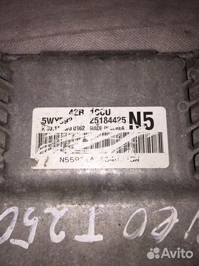 Блок управления двигателем Chevrolet Aveo T250 1.2