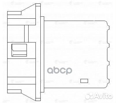 Резистор мотора печки Nissan Qashqai (06) (man