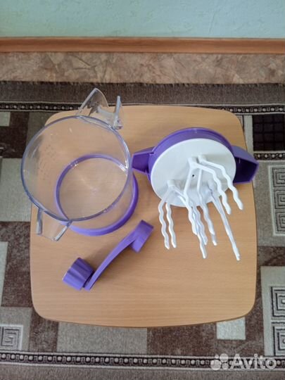 Миксер новый кухонный ручной механический с мерной