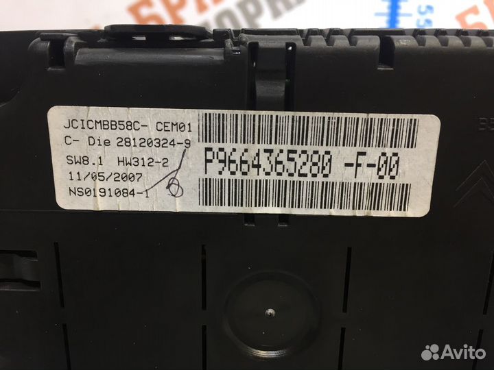 Щиток приборов P9664365280 Ситроен С4 Пикассо
