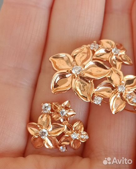 Кольцо. Брошь серебро 925 проба