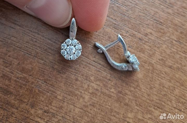 Серебряные серьги