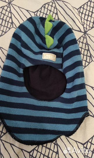 Шапка шлем демисезонный 46 для мальчика