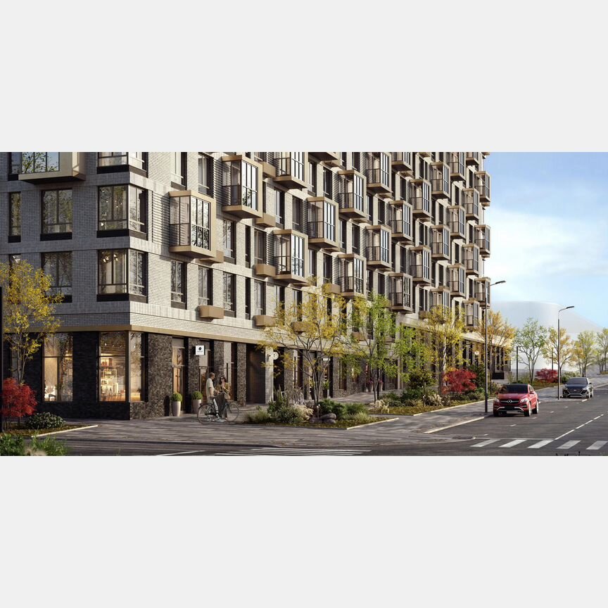 1-к. квартира, 40 м², 14/17 эт.