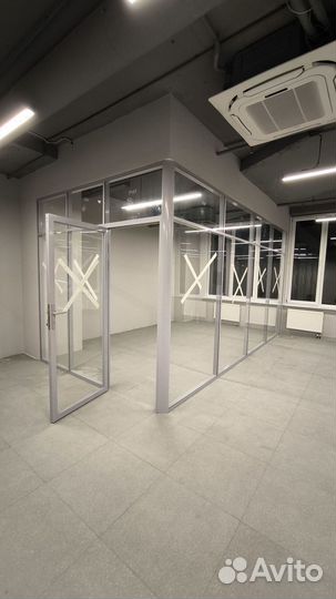 Офисные стеклянные прегородки