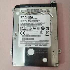 Toshiba жёсткий диск для ноутбука 1TB