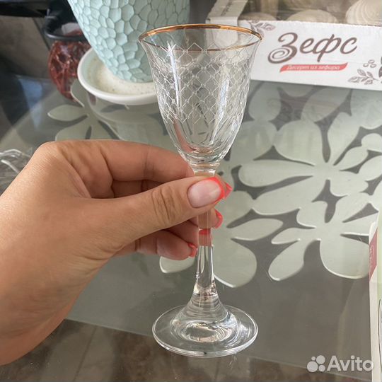 Набор мини фужеров 60 мл,Новые