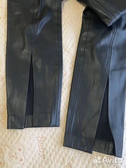 Кожаные брюки lime