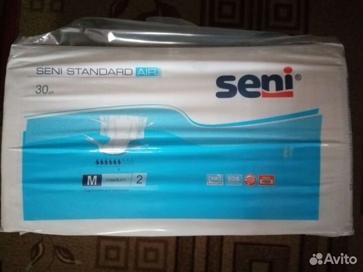 Памперсы для взрослых seni 2, tena 2, пелёнки однр