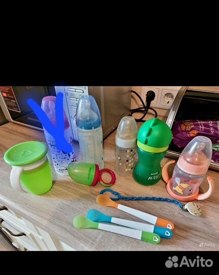 Бутылочки Nuk и поильники