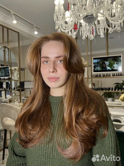 Стрижка и окрашивание волос