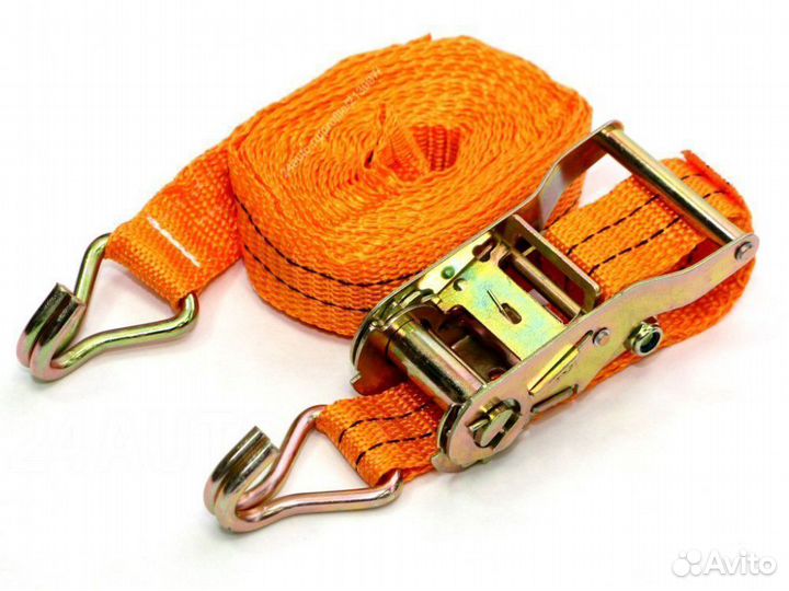 Стяжка груза 35мм х.5м 2 крюка rmsgk5.3 391895