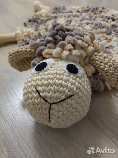 Вязаная игрушка, коврик, накидка 