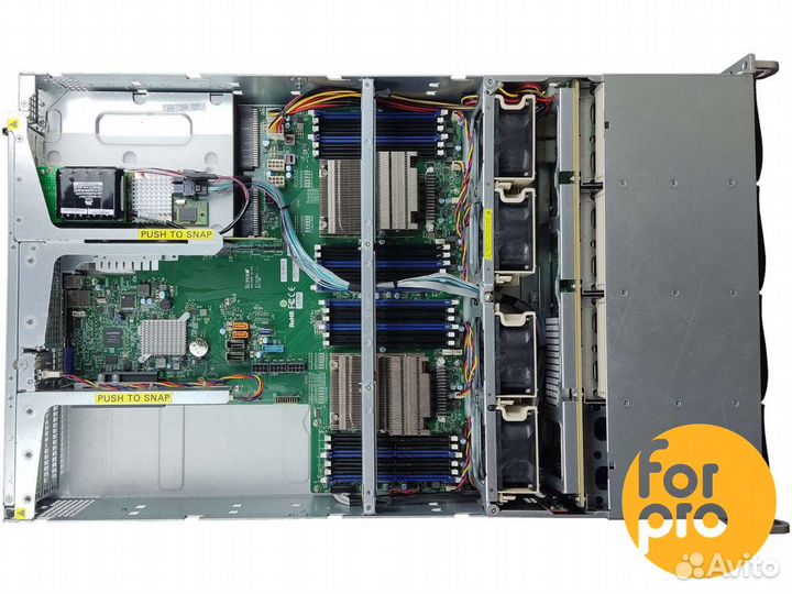 Supermicro 2U X10DRU 12LFF 2xE5-2630v4 64GB