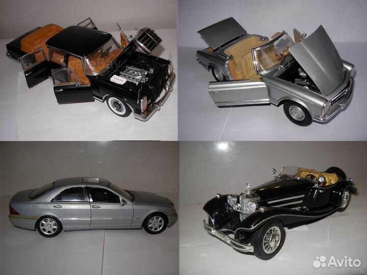 Модель 1/18 Mercedes Benz разные MB