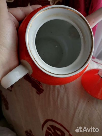 Заварочный чайник и чашка. СССР