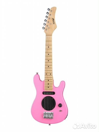 Homage HEG105PK - трэвел-электрогитара с встроенны