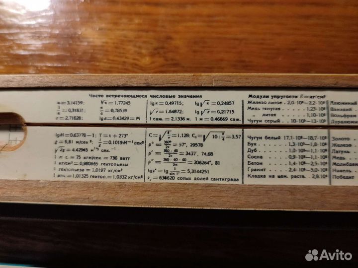 Линейка логарифмическая