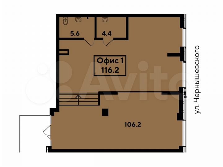 Коммерческое помещение, 116.2 м²