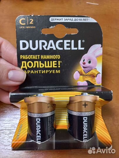 Батарейка LR14 и Крона 9V