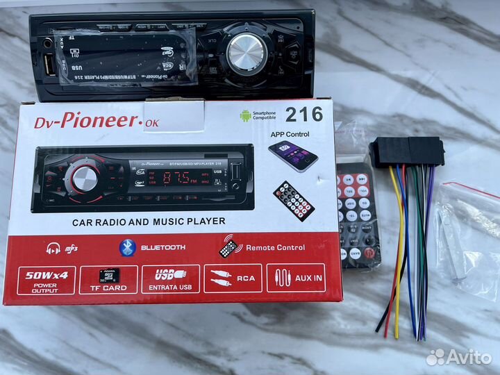 Автомагнитола pioneer с bluetooth