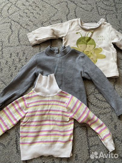 Большой пакет вещей на девочку 6-9 мес