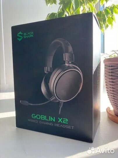 Игровые наушники Black Shark Goblin X2 (черный)