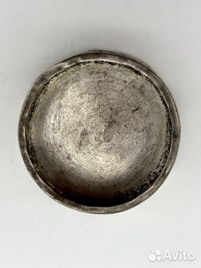 Солонка Русский стиль серебро 84 проба