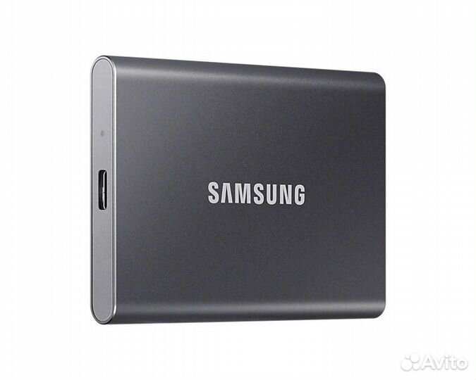 Портативный SSD Samsung T7 500Гб серый