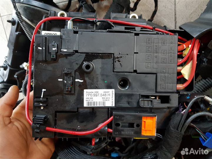 Проводка под капот Porsche Cayenne
