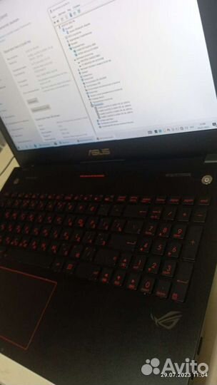 Asus rog G56jk 15.6 SSD, озу16, GTX850m