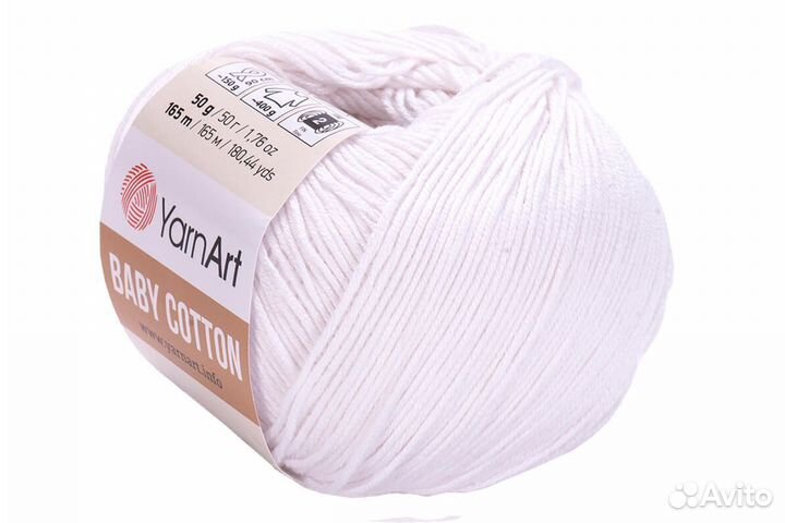 Пряжа YarnArt Baby Cotton (Ярнарт Беби Коттон)