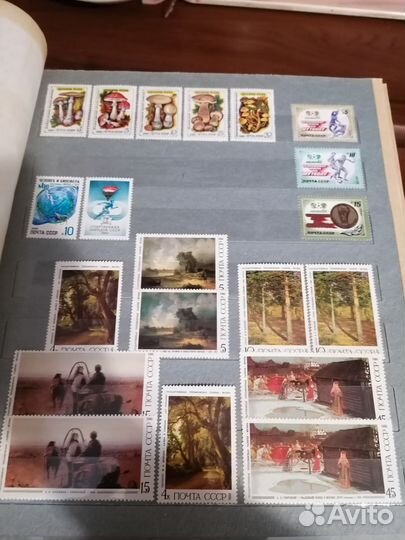 Марки СССР и зарубежные, большая коллекция