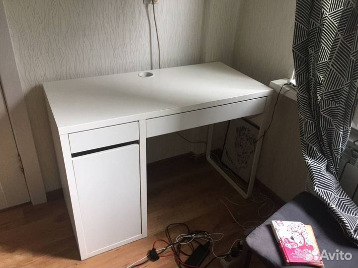 Стол письменный IKEA mikke белый