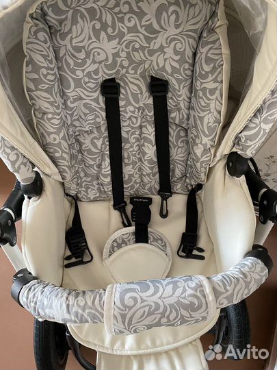 Коляска 2 в 1 indigo эко кожа