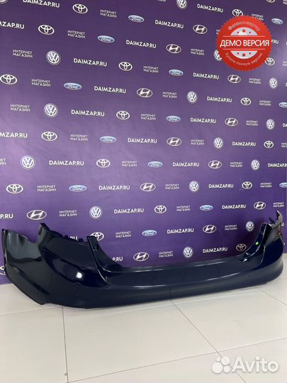 Бампер Зад. Ford Focus 3 темно синий blazer blue