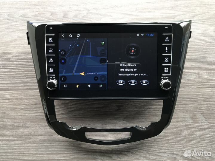 Магнитола Nissan Qashqai 2 + физические кнопки
