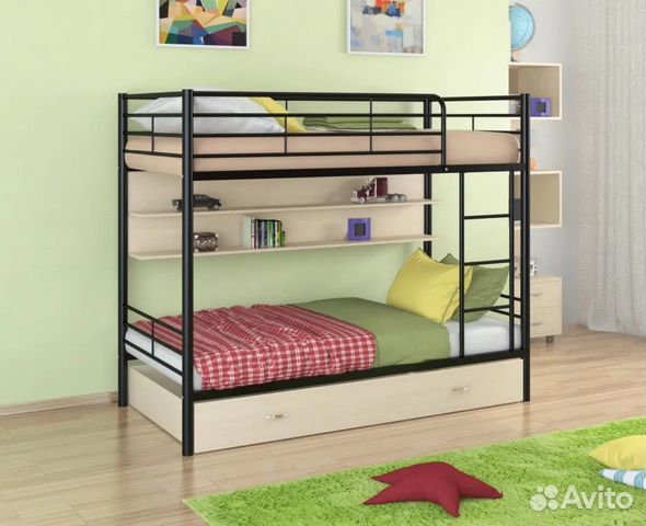 Детская кровать двухъярусная