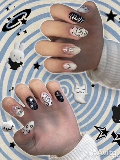 Маникюр наращивание