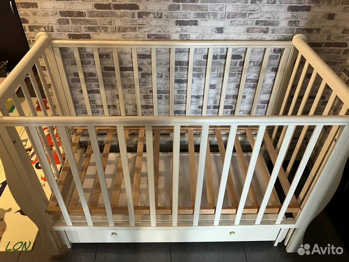 Кровать детская Кубаночка-4 би 40, матрас, бамперы