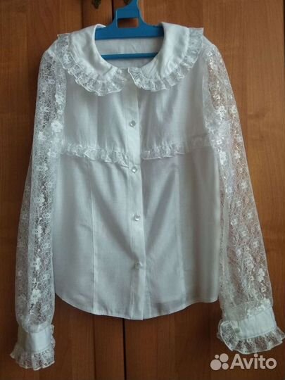 Блузка для девочки, 140 - 146 см